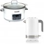 Czajnik elektryczny Breville High Gloss VKJ944X + Wolnowar Crock-Pot 5L DC CSC026X