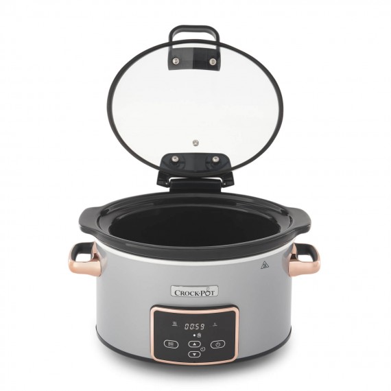 Wolnowar Crock-Pot 3.5l z uchylną pokrywą, srebrno-miedziany CSC059X