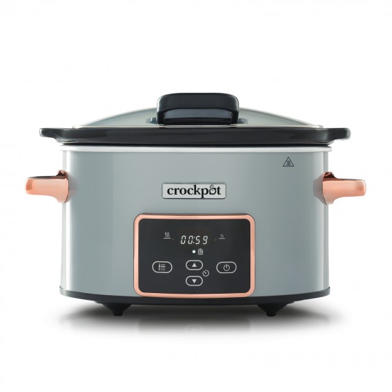 Wolnowar Crock-Pot 3.5l z uchylną pokrywą, srebrno-miedziany CSC059X