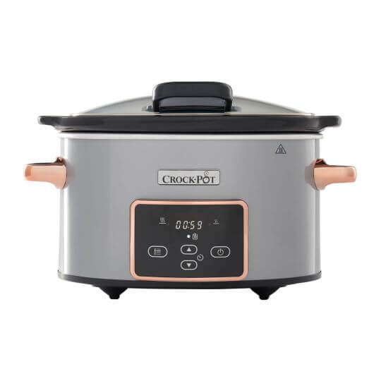 WOLNOWAR CROCKPOT 3.5L Z UCHYLNĄ POKRYWĄ, SREBRNO-MIEDZIANY CSC059X WOLNOWAR CROCKPOT 3.5L Z UCHYLNĄ POKRYWĄ, SREBRNO-MIEDZIANY CSC059X