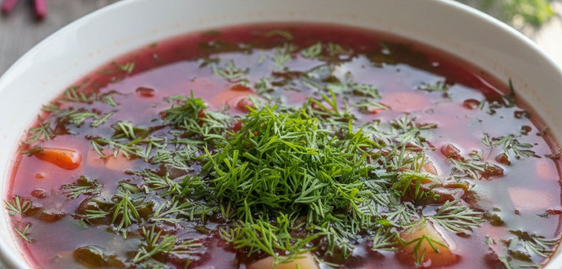 Lekka zupa botwinkowa