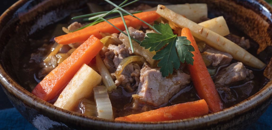 Wiosenne ragout z indykiem