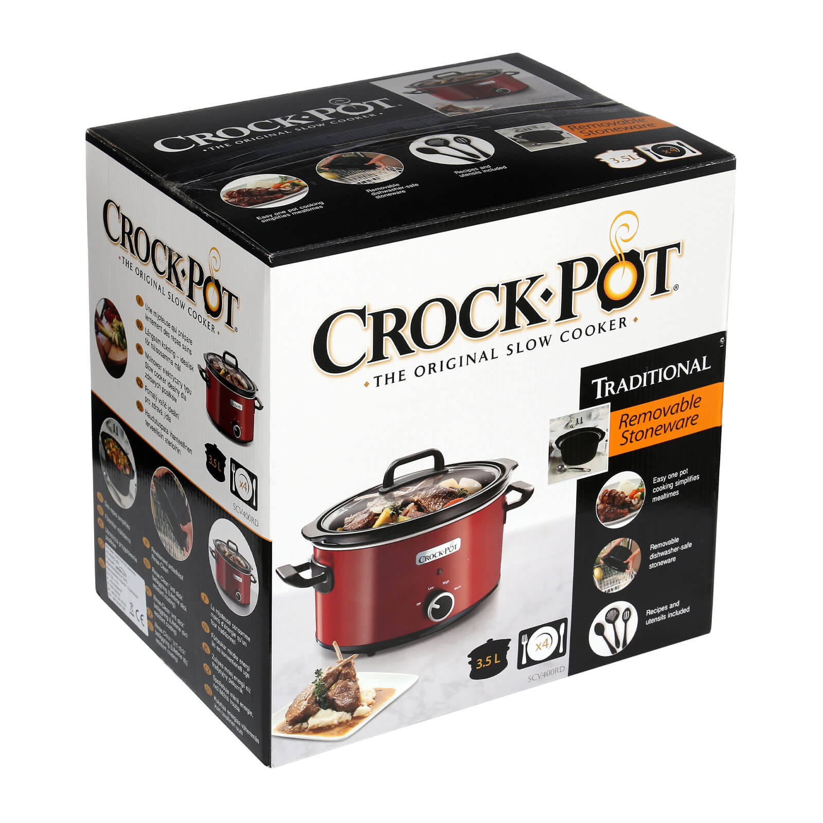 Crockpot SCV400 220 Volt Original 3.5L Slow Cooker
