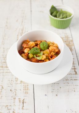 Krewetki w pomidorach