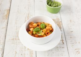 Krewetki w pomidorach