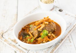 Wołowina z duszonymi warzywami