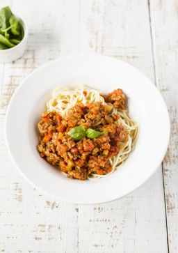 Spaghetti z indykiem