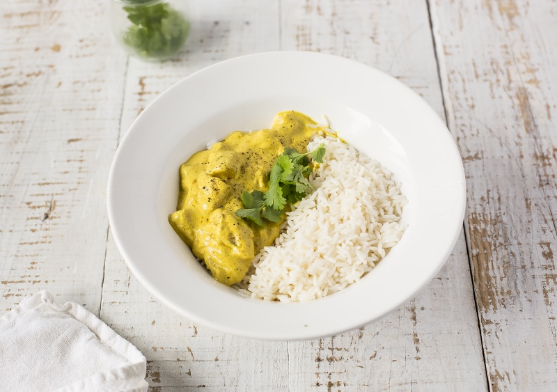 Kurczak curry z mango
