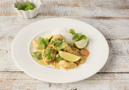 Kurczak z mlekiem kokosowym i curry