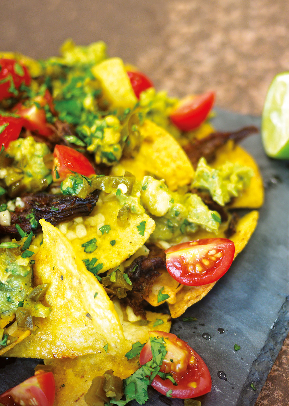 Nachosy z meksykańską wołowiną Carne Asada 