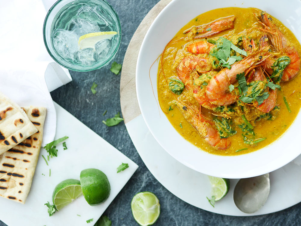 Krewetki Goan Curry