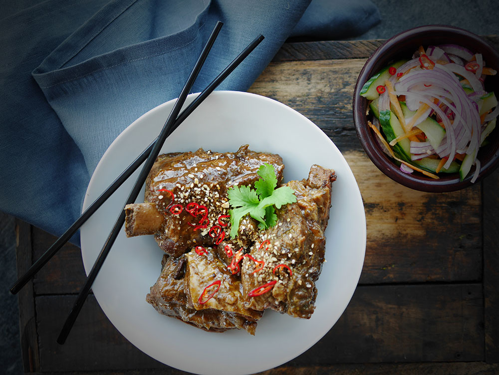 Tajskie żeberka wołowe