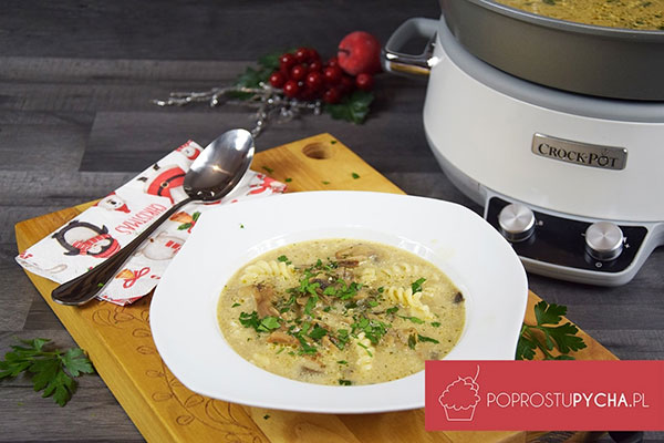 Zupa grzybowa z wolnowaru od Poprostupycha