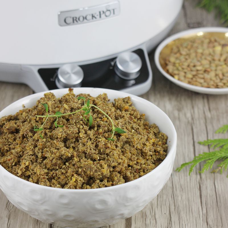 Farsz do pierogów z soczewicą