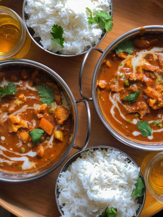 Wegetariańskie Curry z Ciecierzycą