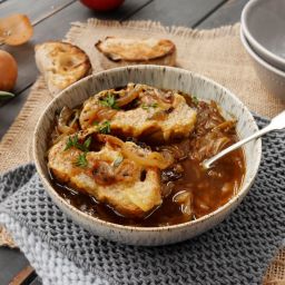 Francuska Zupa Cebulowa z Crock-Pot Express