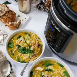 Zupa z indykiem i makaronem Orzo z CrockPot Express
