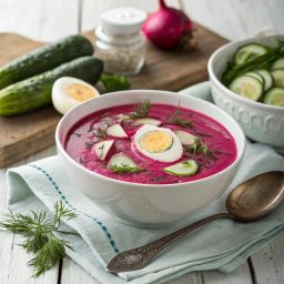  Chłodnik z pieczonych buraków 