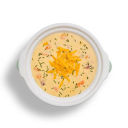 Kremowa zupa serowa z warzywami i cheddarem w Crock-Pot